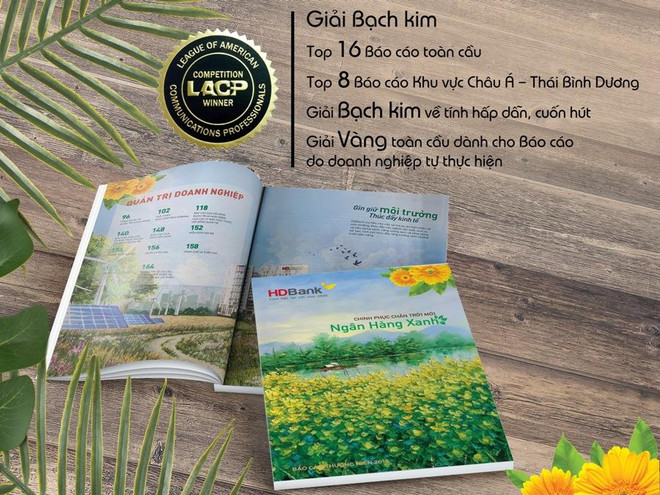 Báo cáo thường niên 2018 của HDBank nhận giải Bạch kim của LACP ảnh 1