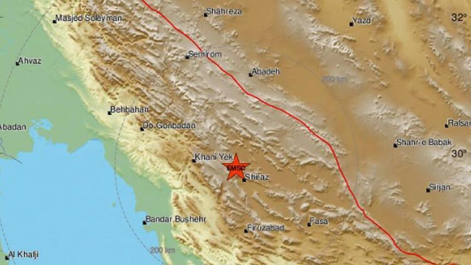 Động đất có độ lớn 5,4 tại miền Nam Iran, chưa có báo cáo thương vong ảnh 1