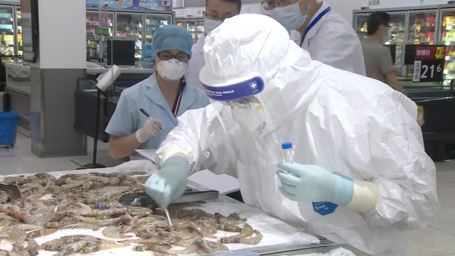 Trung Quốc phát hiện virus SARS-CoV-2 trên bao bì hải sản từ Ecuador ảnh 1