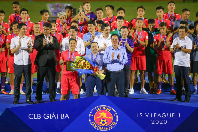 Sài Gòn FC: Đội bóng lạ lùng nhất V-League với Chủ tịch Vũ Tiến Thành ảnh 1