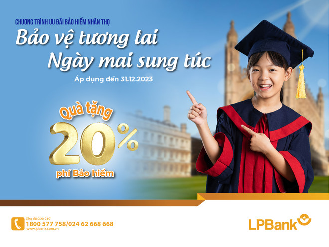 LPBank tặng sổ tiết kiệm trị giá 20% phí bảo hiểm thực thu năm đầu ảnh 1