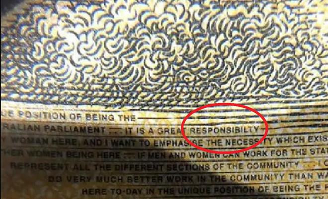 Ngân hàng Australia phát hành hàng loạt tờ tiền 50 AUD bị in lỗi ảnh 1