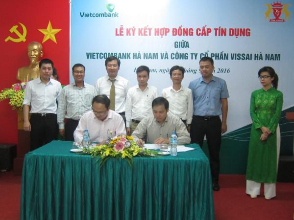 Vietcombank Hà Nam tài trợ 150 tỷ đồng vốn lưu động cho Vissai ảnh 1