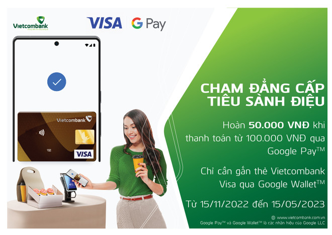 Ngân hàng và Visa kích hoạt thanh toán qua ví điện tử Google Wallet ảnh 2
