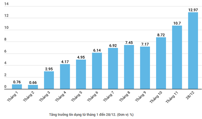 ‘Tín dụng bơm ra nền kinh tế tăng mạnh những tháng cuối năm’ ảnh 2