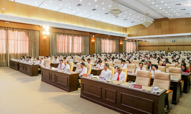 Các đại biểu tham dự tại hội nghị. (Ảnh: Vietnam+) Agribank góp phần tích cực phục hồi và phát triển kinh tế xã hội ảnh 2