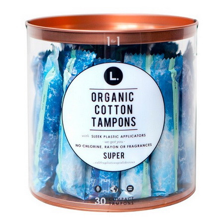 Một sản phẩm tampon hữu cơ. (Nguồn: Target) Tampon hữu cơ và cốc nguyệt san tiềm ẩn nguy cơ không an toàn ảnh 1
