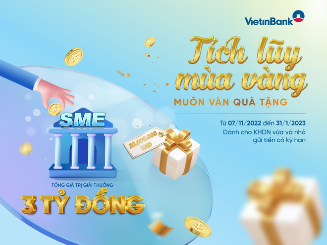 Ba tỷ đồng dành tặng doanh nghiệp SME gửi tiền tại VietinBank ảnh 2
