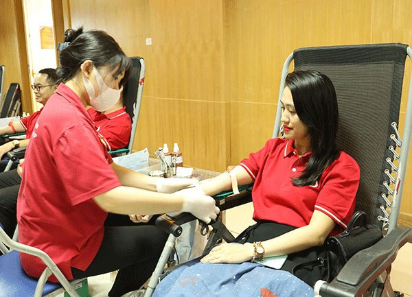 Hiến máu: Nghĩa cử cao đẹp của cán bộ Ngân hàng Chính sách xã hội ảnh 6