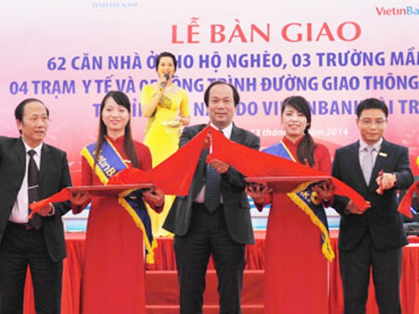 Bàn giao công trình an sinh xã hội cho Hà Nam trị giá 38 tỷ đồng ảnh 1