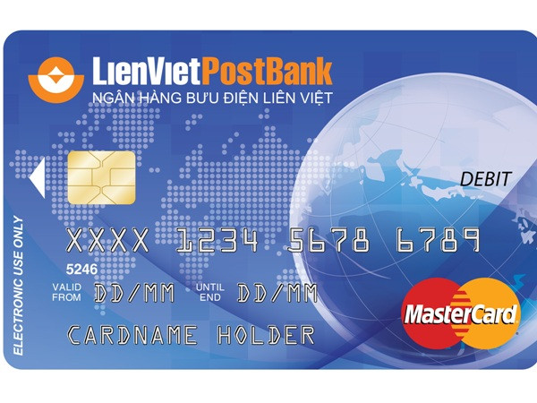 LienVietPostBank phát hành thẻ ghi nợ quốc tế MasterCard ảnh 1