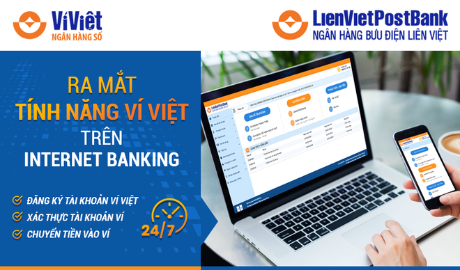 LienVietPostBank ra mắt tính năng Ví Việt trên Internet Banking ảnh 1