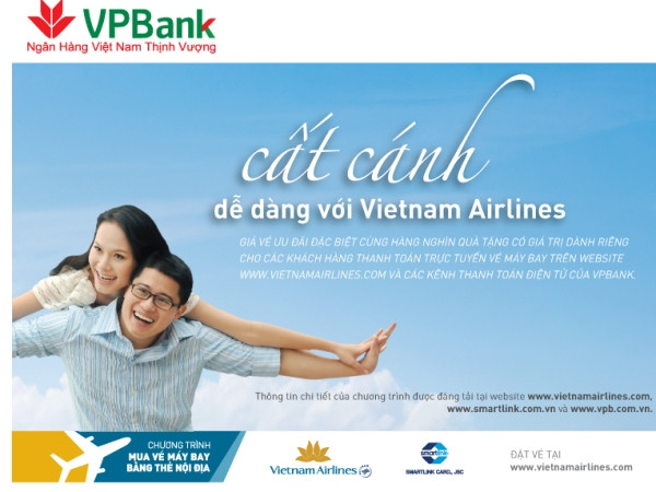 Tặng 2 triệu đồng khi mua vé máy bay bằng thẻ nội địa VPBank ảnh 1