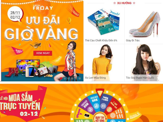 Người tiêu dùng háo hức “săn” hàng ngày mua sắm trực tuyến 2016 ảnh 1