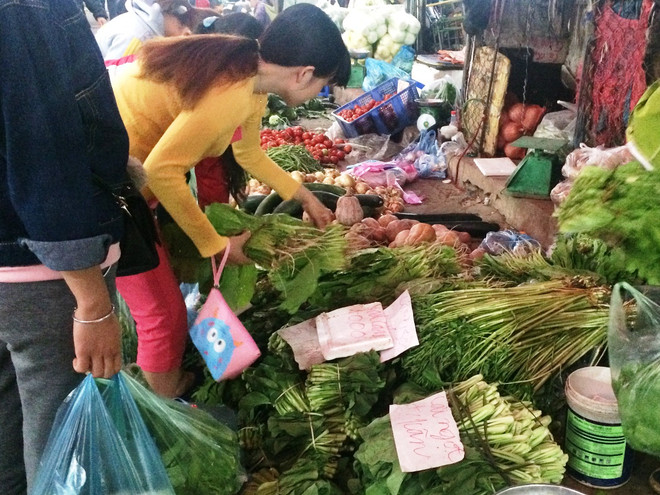 Thời tiết nắng ấm sau Tết khiến giá rau xanh rớt mạnh tại Hà Nội ảnh 2