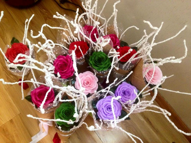 Những mẫu hoa giấy làm "bàng hoàng" các tình nhân ngày Valentine ảnh 6