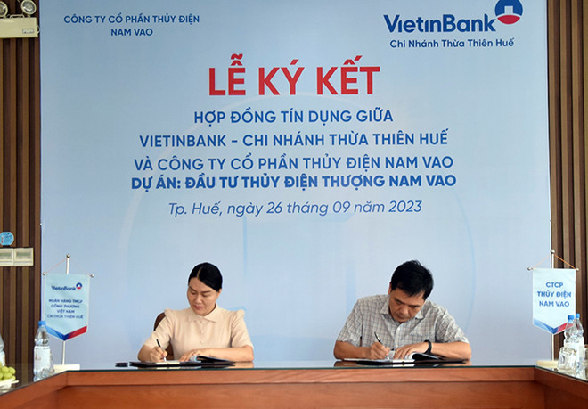 VietinBank tài trợ 261 tỷ đồng Dự án Đầu tư thủy điện Thượng Nam Vao ảnh 1