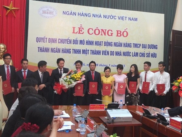 Lãnh đạo VietinBank giữ chức Chủ tịch Hội đồng thành viên OceanBank ảnh 1