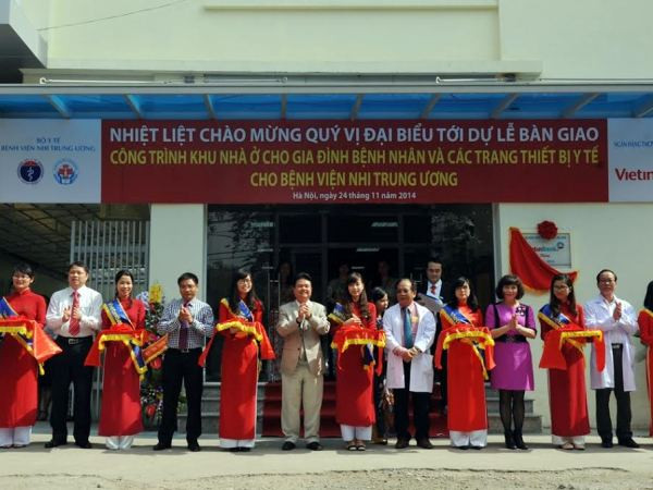 Người nhà bệnh nhân nghèo được ở miễn phí do VietinBank tài trợ ảnh 1