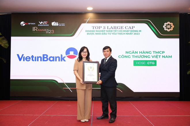 VietinBank giành giải DN niêm yết có quan hệ nhà đầu tư yêu thích nhất ảnh 1