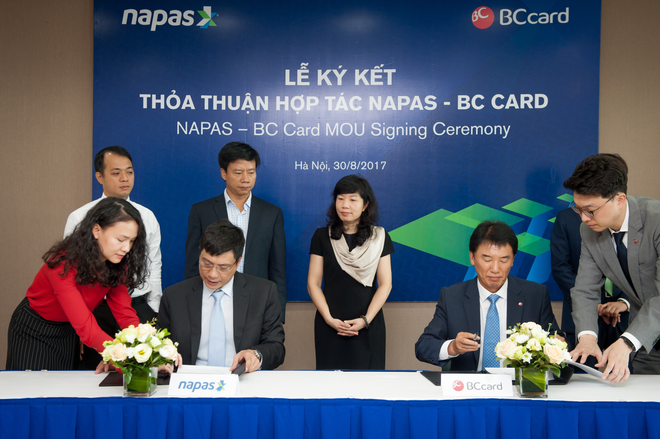 NAPAS và BC Card hợp tác phát triển thanh toán không dùng tiền mặt ảnh 1
