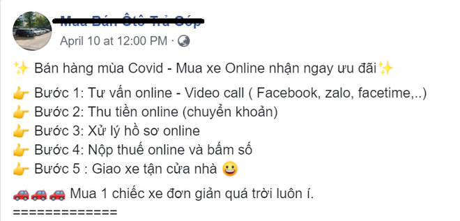 Các đại lý ôtô "tung chiêu" đẩy mạnh doanh số thời dịch bệnh ảnh 2