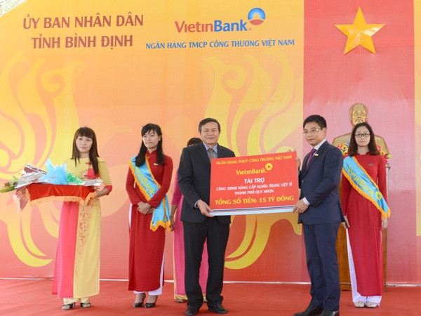 VietinBank tài trợ nâng cấp Nghĩa trang liệt sỹ thành phố Quy Nhơn ảnh 1