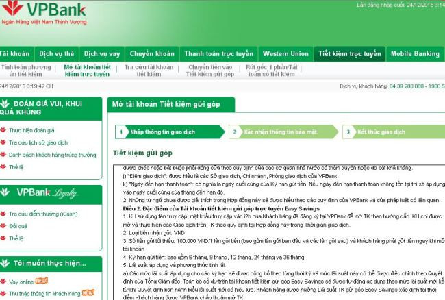 Gửi tiền tiết kiệm trực tuyến “lên ngôi” với nhiều tiện ích ảnh 1