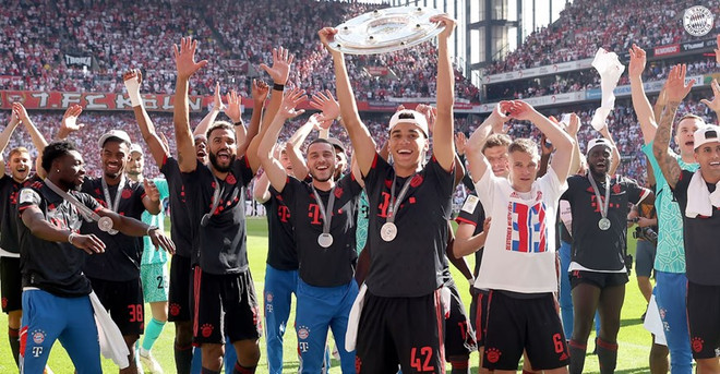 Ăn mừng chức Vô địch Đức thứ 11 liên tiếp. (Nguồn: FcB.com) Hành trình 11 lần vô địch Bundesliga của Bayern từ 2013 đến 2023 ảnh 1