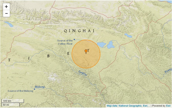 Động đất mạnh 5,3 độ richter tại miền Tây Bắc Trung Quốc ảnh 1