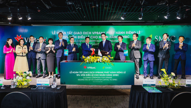 VPBank hoàn tất thương vụ 1,5 tỷ USD với nhà đầu tư SMBC ảnh 1