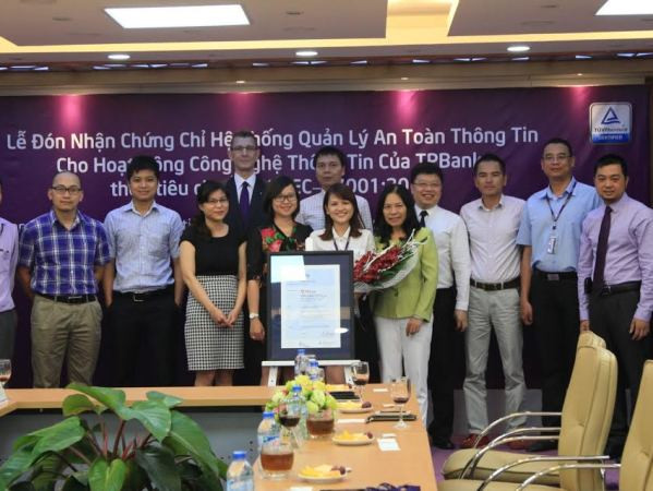 TPBank nhận chứng chỉ an toàn thông tin theo tiêu chuẩn ISO 27001 ảnh 1