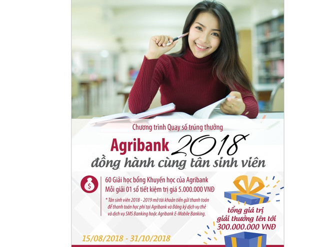 Mở tài khoản thanh toán tiền học phí tại Agribank được nhận học bổng ảnh 1