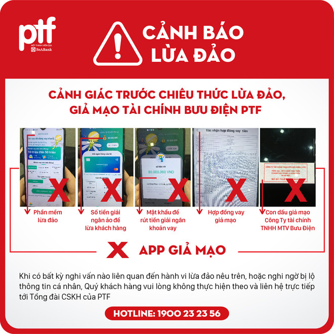 Cảnh báo hình thức mạo danh Công ty tài chính PTF lừa đảo khách hàng ảnh 2