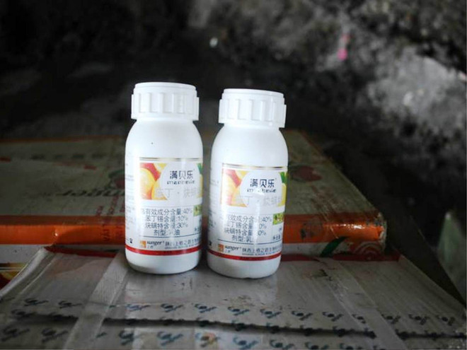 Cận cảnh tiêu hủy 5 tấn thuốc bảo vệ thực vật nhập lậu từ Trung Quốc ảnh 2