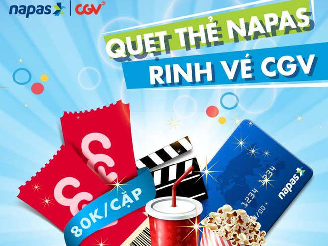 Mua 2 vé xem phim 2D chỉ 80.000 đồng tại CGV bằng thẻ NAPAS ảnh 1