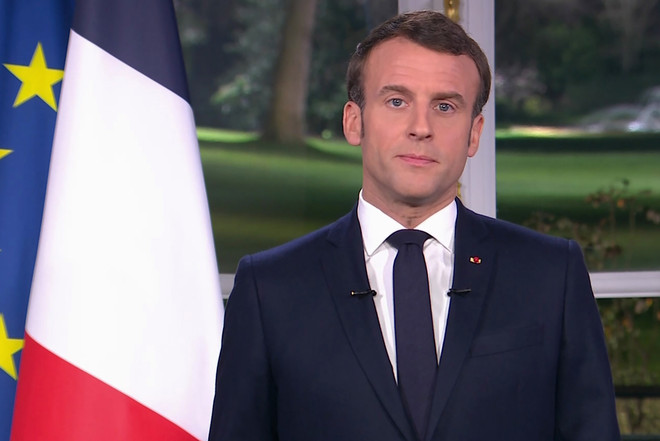 Tổng thống Pháp Emmanuel Macron. (Ảnh: NYT) Tổng thống Pháp Emmanuel Macron dương tính với COVID-19 ảnh 1