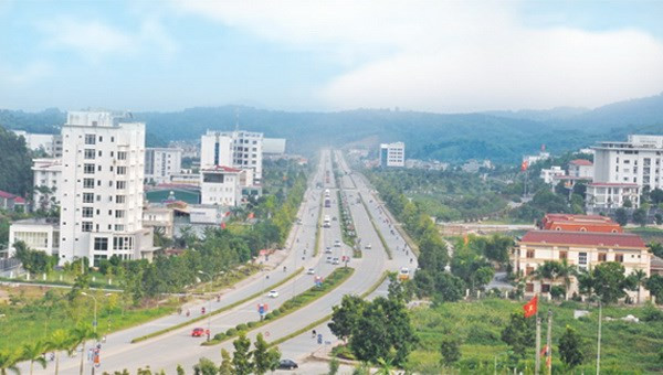 Đại lộ Trần Hưng Đạo - Lào Cai. (Nguồn: laocai.gov.vn) WB tài trợ 53 triệu USD cải tạo hạ tầng đô thị tại Lào Cai, Phủ Lý ảnh 1