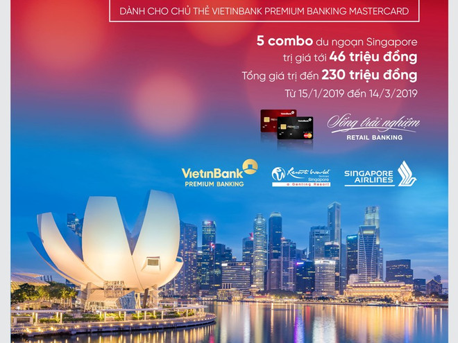Chu du đảo quốc sư tử cùng thẻ VietinBank Premium Banking ảnh 1