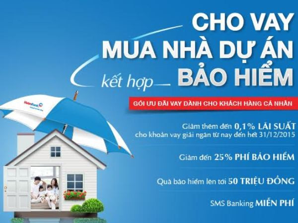 Ưu đãi cho khách hàng vay mua nhà dự án kết hợp bảo hiểm ảnh 1
