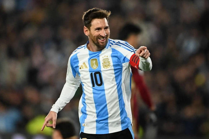 Messi tỏa sáng giúp Argentina chiến thắng. (Nguồn: AFP)