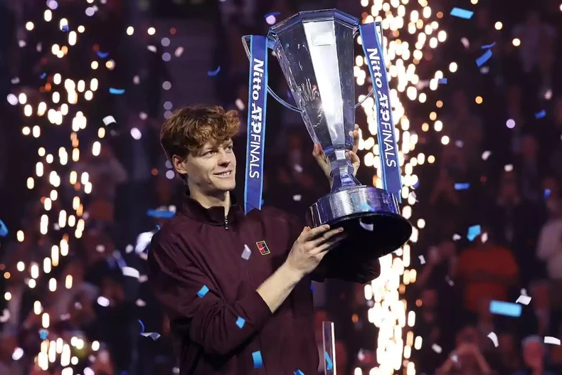 Jannik Sinner lần thứ hai giành chức vô địch ATP Finals.