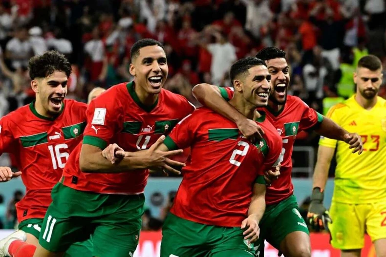 Đội tuyển Maroc giành vé đầu tiên ở châu Phi dự World Cup 2026.