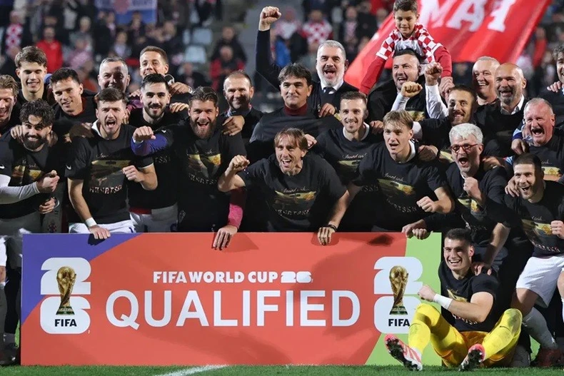 Croatia đã giành vé dự vòng chung kết World Cup 2026. (Nguồn: AFP)