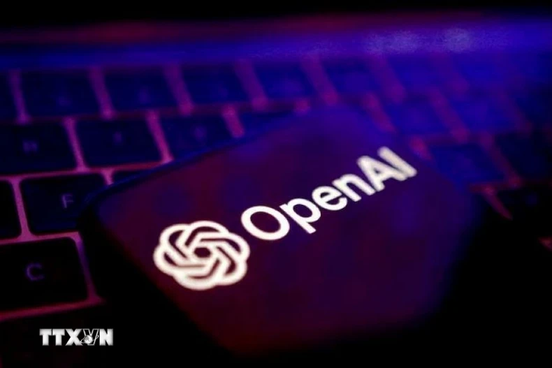 Biểu tượng của OpenAI. (Ảnh: Reuters/TTXVN)