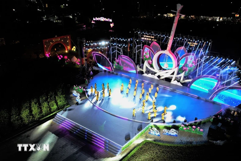 Các hoạt động văn hóa luôn được tỉnh Cà Mau quan tâm, phát huy. (Ảnh: TTXVN phát)