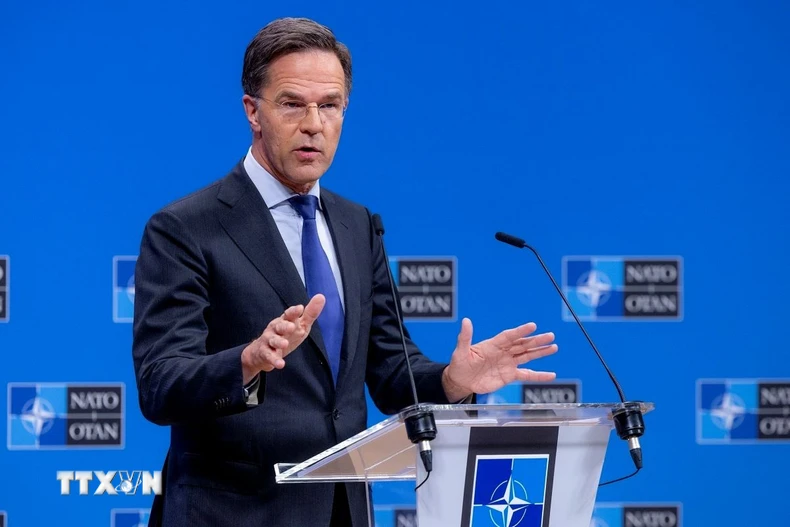 Tổng thư ký Tổ chức Hiệp ước Bắc Đại Tây Dương (NATO) Mark Rutte. (Ảnh: THX/TTXVN)