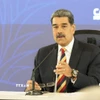 Tổng thống Venezuela Nicolás Maduro phát biểu tại cuộc họp báo. (Ảnh: TTXVN phát)