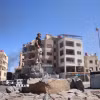 Các lực lượng an ninh Syria tại thành phố Sweida ngày 15/7. (Ảnh: THX/TTXVN)