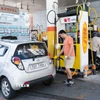 Trạm xăng ở Seoul, Hàn Quốc. (Ảnh: THX/TTXVN)